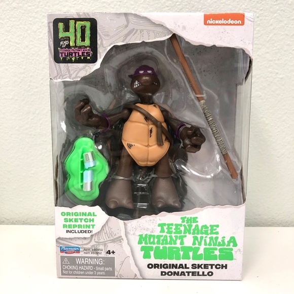 DONATELLO Teenage Mutant Ninja Turtles 40th Original Sketch 4inch Figure - NEW - Picture 1 of 2